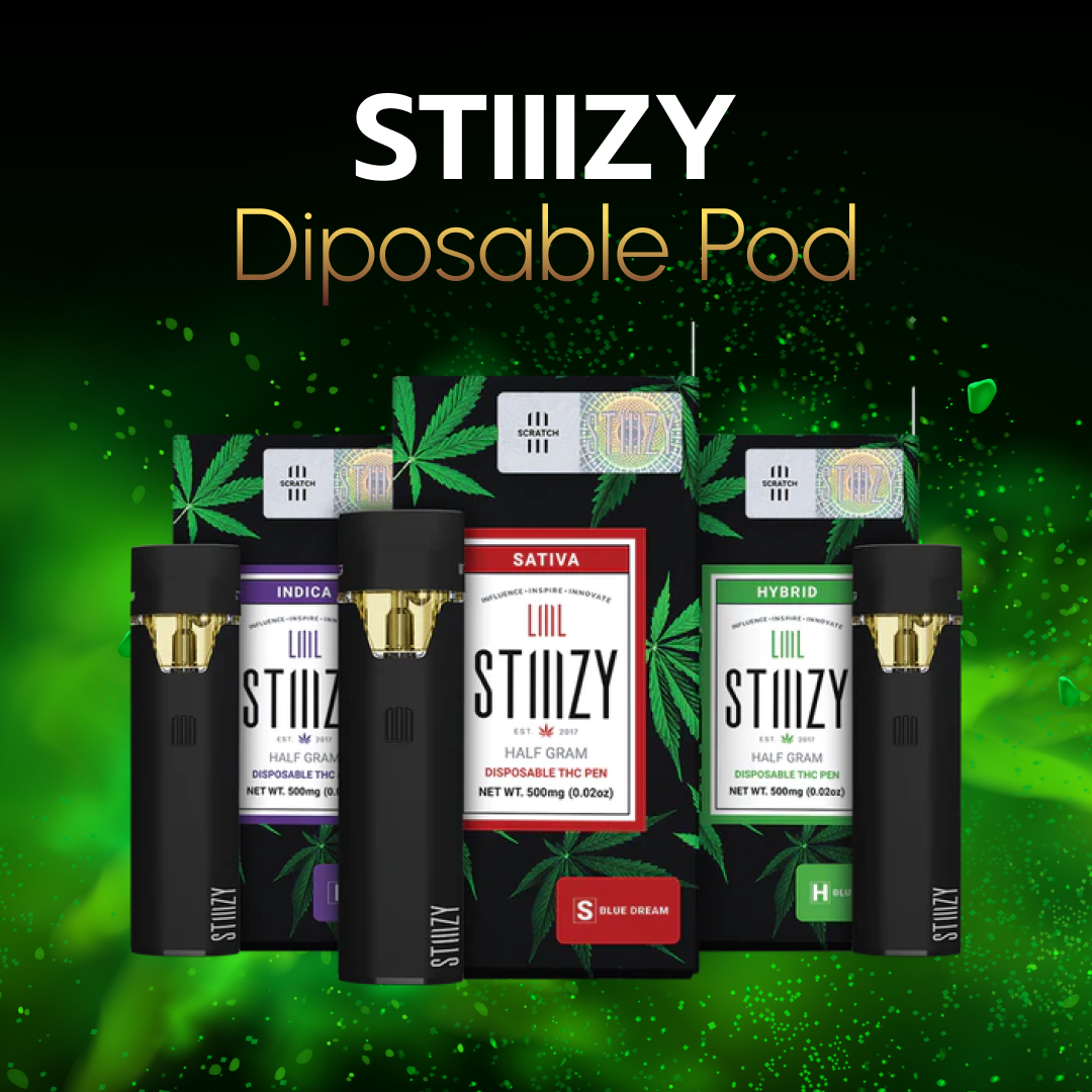 Stiiizy Disposable Pods พอตกัญชา บุหรี่ไฟฟ้ากัญชา พร้อมส่ง Stiiizy Disposable Pods พอตกัญชา บุหรี่ไฟฟ้ากัญชา พร้อมส่ง